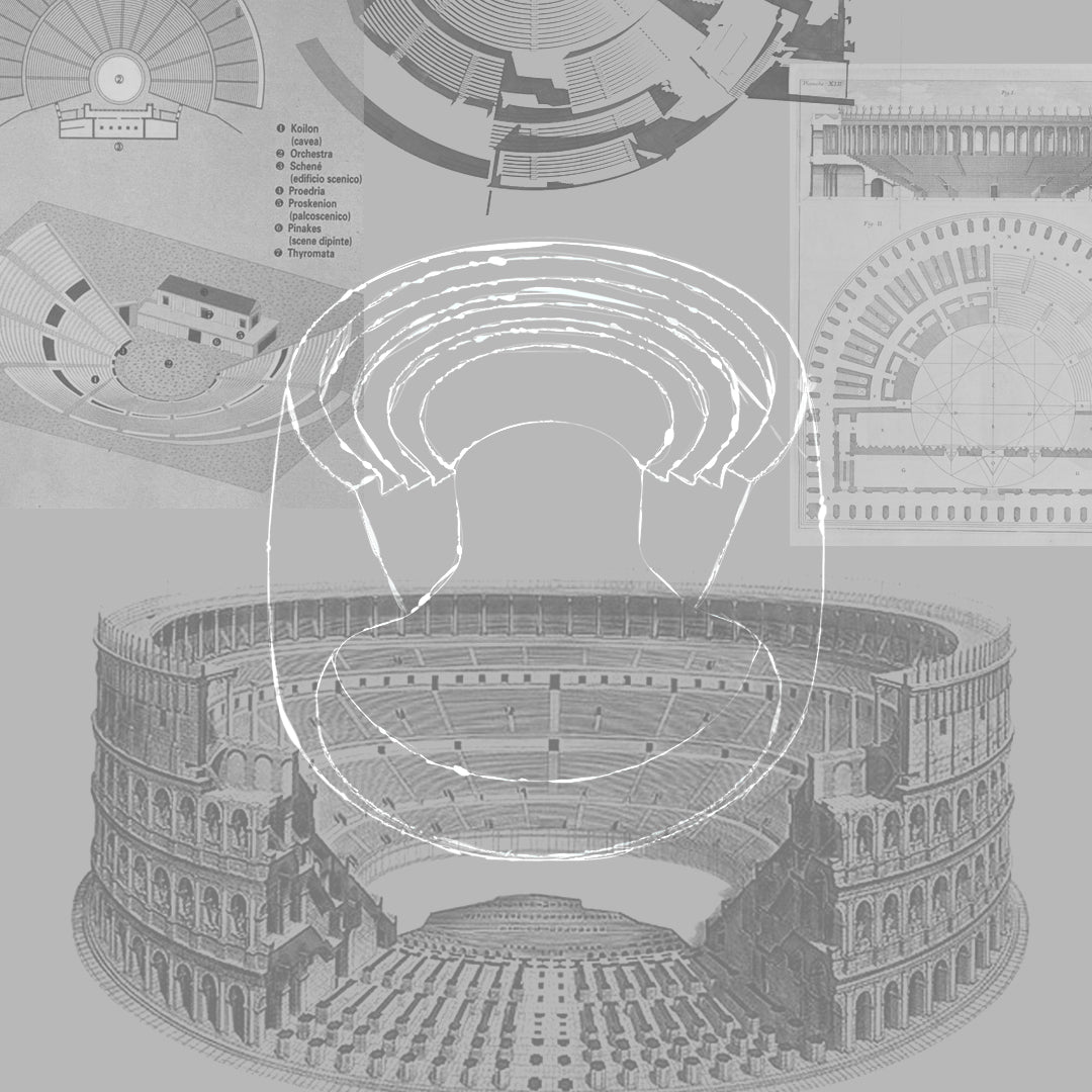 Colosseum Signet Ring - dans le gris