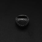 Openwork Dome Ring - dans le gris